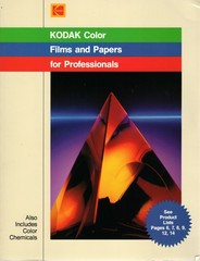 Kodak Color Films and Papers for Professionals (1986, Ninth edition/132 pages)
