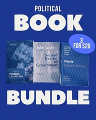 POLITICAL BOOK BUNDLE- INCLUDES: LEVIATHAN, SECOND TREATISE OF GOVERNMENT, ETC