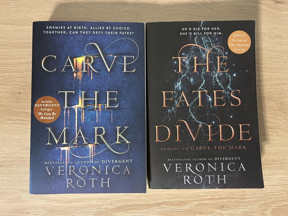 Carve the Mark The Fates Divide Complete Series lot VERONICA ROTH