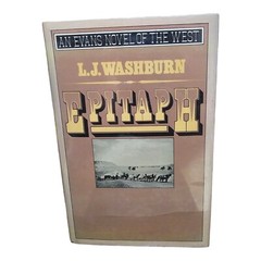 Epitaph – L.J. Washburn – An Evans Novel of the West – 1987 – HC/DJ