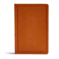 CSB Deluxe Gift Bible, Tan LeatherTouch, Red Letter, Presentation Page, Full…