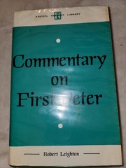 COMMENTARY ON FIRST PETER (THE KREGEL REPRINT LIBRARY) By Robert Leighton *VG+*