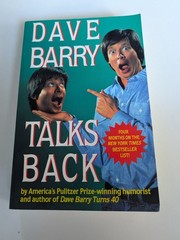 Dave Barry Talks Back 1991 Signed “For Dan” Paperback 2nd Edition Pulitzer Prize