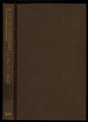 H. Rider Haggard: A Voice from the Infinite. Peter B. Ellis.
