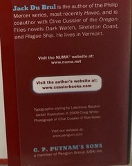 Signed x2 Corsair Clive Cussler Jack Du Brul 2009 HCDJ Putnam Books Very Good