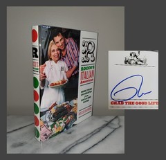 *Signed Bkplte ROCCO’S ITALIAN AMERICAN Rocco Dispirito & Mama Cookbook 2004 1st