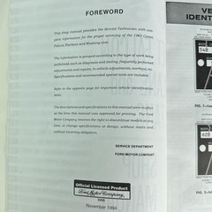 1965 Ford Mustang Shop Manual Comet Fairlane Falcon Factory Service Repair Guide