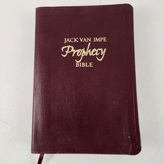 Jack Van Impe Prophecy Bible KJV Burgundy Bonded Leather ISBN 1-884137-88-1