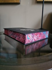 Blood Over Bright Haven by M. L. Wang, Broken Binding SIGNED Stamped 1st Edition
