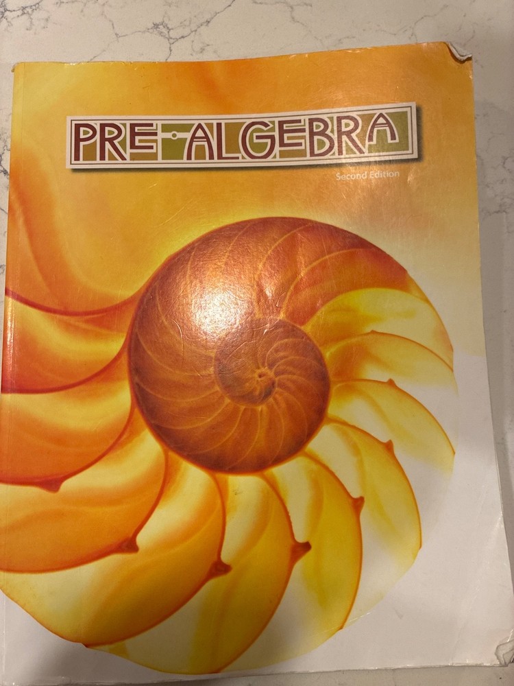BJU Press Pre-Algebra Worktext 2nd Edition