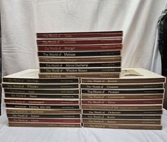 1967 Complete Set of 28 Time Life Library of Art Hardcovers w/Slip Covers-USED
