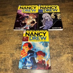 NANCY DREW FULL-COLOR GRAPHIC NOVELS lot of 3 paperback books by Carolyn Keene