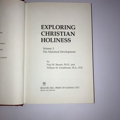 Exploring Christian Holiness by Bassett And Greathouse – 3 Volume Set, 1983