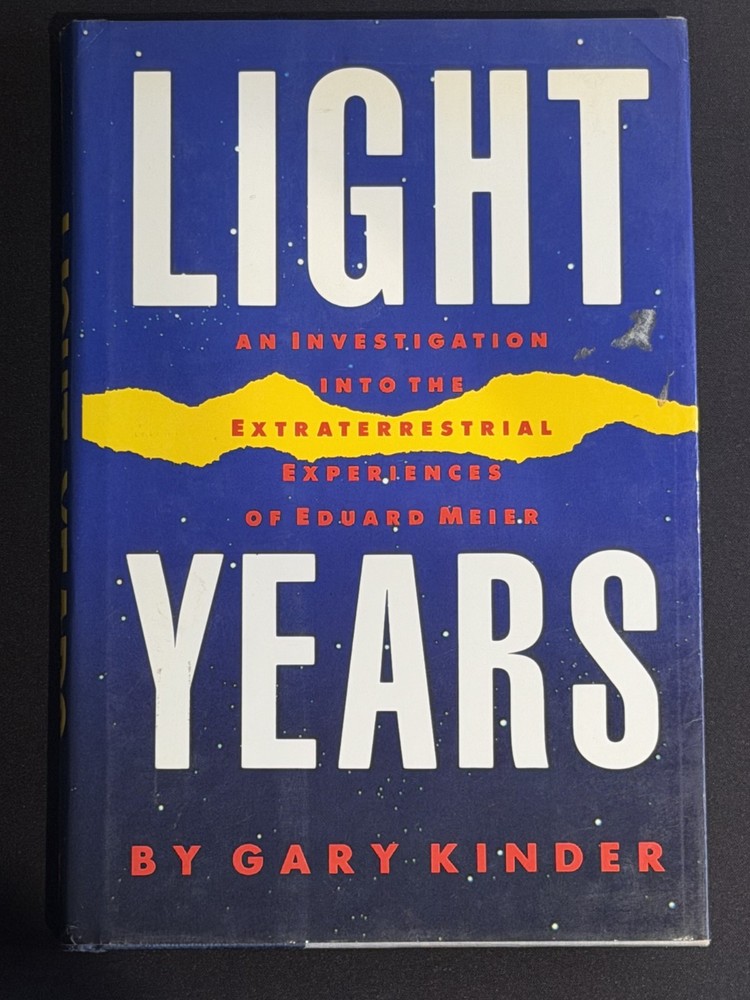 LIGHT YEARS by GARY KINDER (1987, Hardcover) Rare OOP Paranormal UFO HC/DJ Book