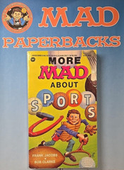 MAD Magazine Paperback Book: MORE MAD ABOUT SPORTS 1986 Warner 6th Print VG-