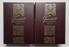 The Gourmet Cookbook Volume 1 & 2 HC Vintage Set of 2 Books