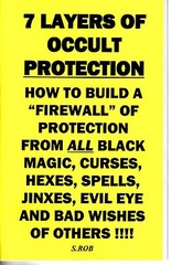 7 LAYERS OF OCCULT PROTECTION book by S. Rob occult magick evil eye