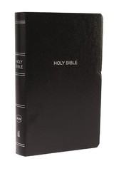 NKJV, Gift and Award Bible, Leather-Look, Black, Red Letter, Comfort Print: …