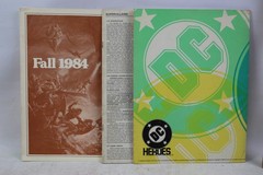 DC Heroes Role Playing Game TSR Fall 1984 Catalog