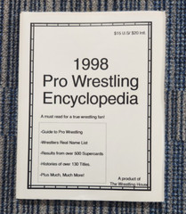 RARE 1998 Pro Wrestling Encyclopedia 214 pages Signed by Editor Sammy Eanes