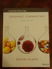 ORGANIC CHEMISTRY 3RD.ED. KLEIN EVALUATION/DESK COPY – paperback KLEIN