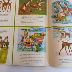 Vintage Uncut Pages-Golden Press Book 6 Christmas Stories Frosty, Rudolph & More