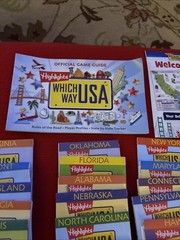 Highlights- Which Way USA-Game/Reference Guide and 23 State Maps- 2015