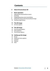 SIMRAD StructureScan 3D Sonar User Manual – HD WIRE BINDING – PROTECTIVE COVERED
