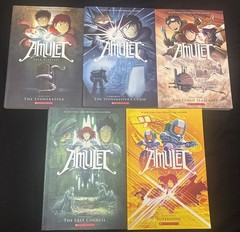 Amulet Kazu Kibuishi Paperback #1-4, #8