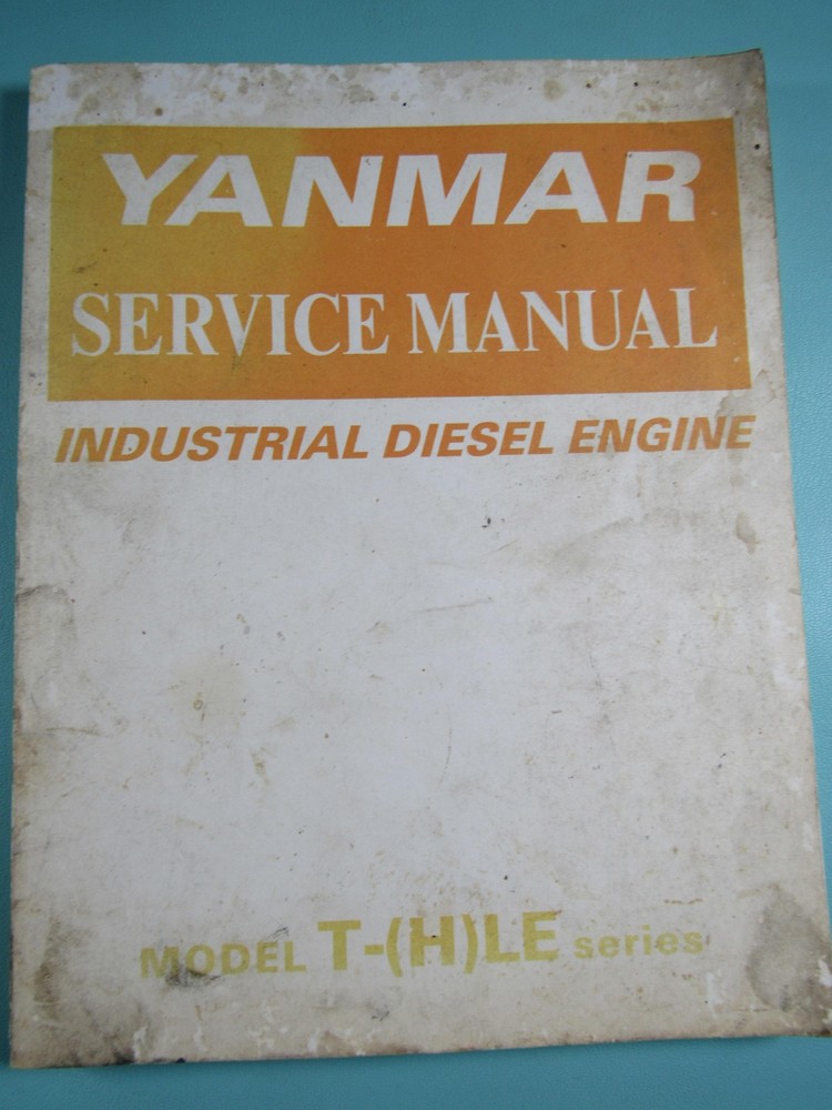 Yanmar Service Manual Industrial Diesel Engine T-(H)LE Series Softcover Book