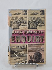 Dick Francis Enquiry 1969 Harper & Row Hardcover Suspense Novel Damaged DJ