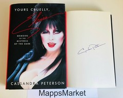 SIGNED Yours Cruelly ELVIRA Mistress of the Dark Cassandra Peterson 1st/1st HC