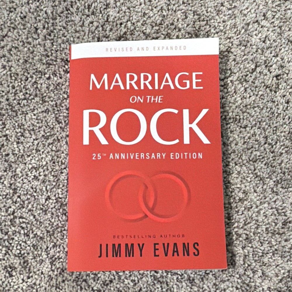 Marriage on the Rock by Jimmy Evans Paperback Revised & Expanded 25th Anniv Ed