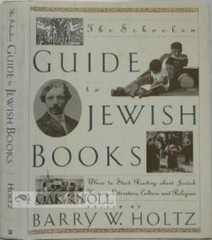 The Schocken Guide to Jewish Books: – Hardcover, by Holtz Barry W. – Very Good