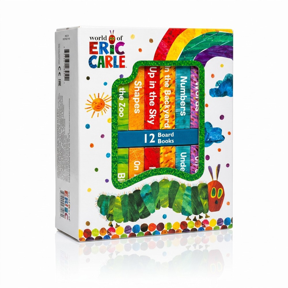 Eric Carle My First Library Board Book Set 12 Books PI Kids Toddler Nursery NEW