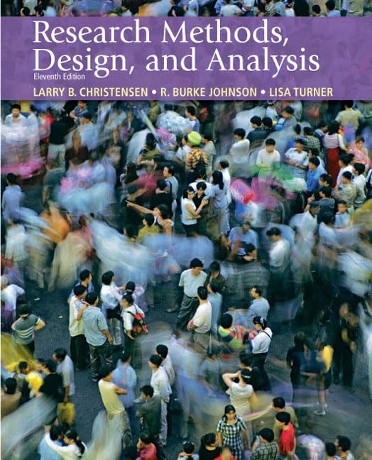 Research Methods, Design, and Analysis, 11th Edition