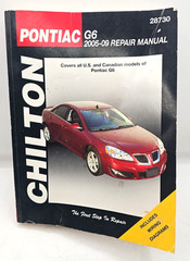 Chilton Pontiac G6 2005 – 2009 Repair Manual Includes Wiring Diagrams Paperback