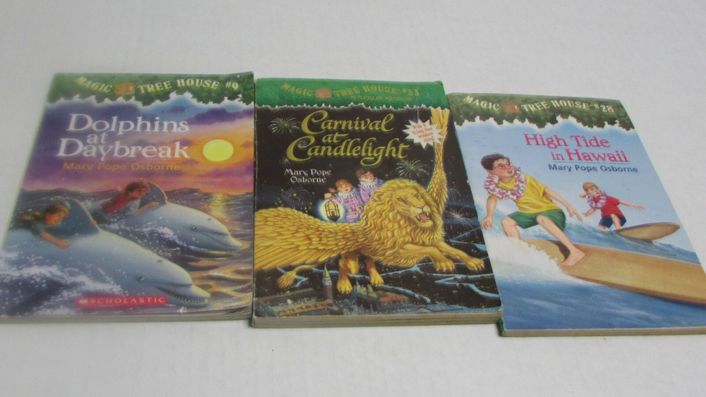 Magic Tree House Lot of 3 Books Hawaii Dolphins Carnival Mary Pope Osborne