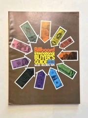 1972/73 Billboard Publications International Buyers Guide Music Records