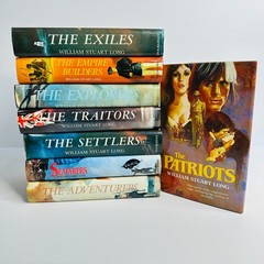 8x William Stuart Long The Australians Series – Historical Fiction HC Book Lot