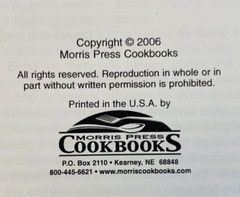 Recipes & Remembrances Q125 1881-2006 Wakefield Nebraska Morris Press Cookbooks