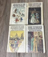 DANA GIRLS MYSTERY STORIES by Carolyn Keene VTG BOOK LOT of 4, Book 7 9 13 14