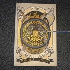 Danielle L. Jensen A Fate Inked in Blood Hardcover Illustrated Fantasy Vikings