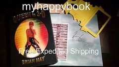 SIGNED Queen in 3D book set autographed by Brian May, with event photos, new