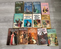 Georgette Heyer Lot of 13 Vintage Paperback Books *READ Description*