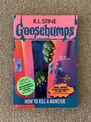 Like New 3rd print Goosebumps #46 How To Kill a Monster Fox Kids TV ~ R.L. Stine
