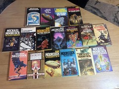 Michael Moorcock 17 Book Lot All 1st Print Elric Eternal Champion DAW Ace Vtg