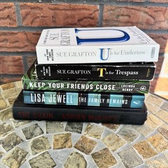 5 Book Lot Mixed Suspense Mystery Thriller Lisa Jewell Sue Grafton Lucinda Berry