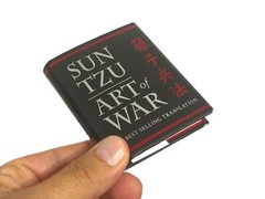 new Sun Tzu Art of War best selling traslation mini book hardcover & dust jacket
