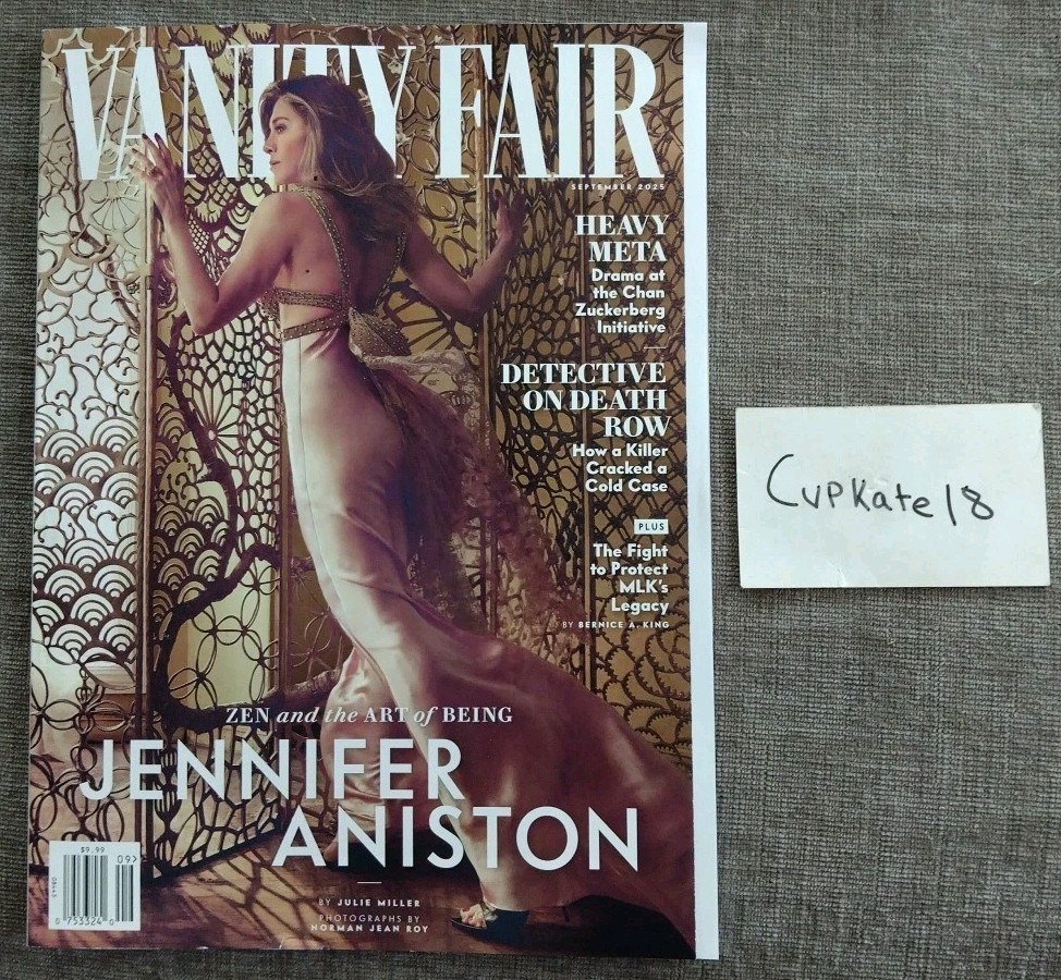 Vanity Fair Magazine Sep September 2025 Jennifer Aniston No Label UNREAD